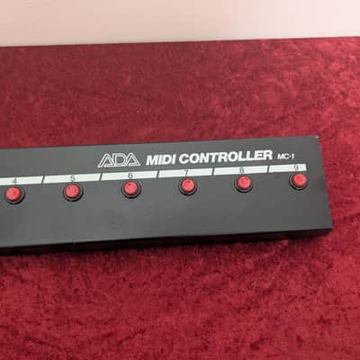 ADA MC-1 1980s MIDI Controller Foot Switch Vintage – Clean with Original Power Supply image 3