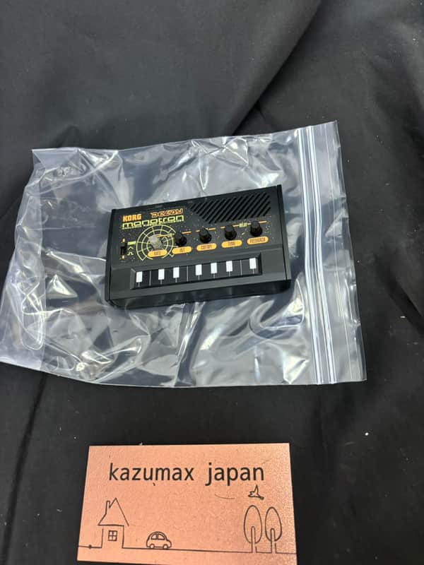 Korg monotron DELAY Analog Ribbon Synthesizer Black from Japan Tested image 1