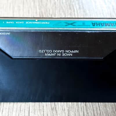 Yamaha TX7 Cassette // Performance Data Tape 1 // Original & Boxed image 4
