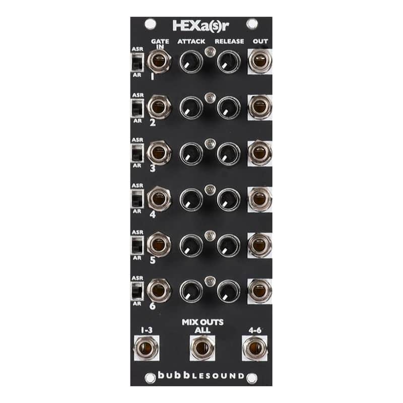Bubblesound HEXar Eurorack 6 x Envelope Module (Black) image 1