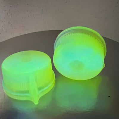 Knobably Large Pointer Knobs - Yellow/Blue Glow in the Dark (set of 2) image 3