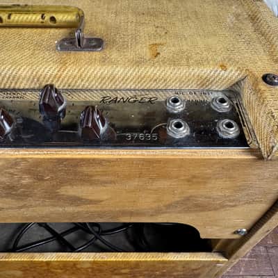 1960 Gibson Ranger GA20T Vintage Tweed 1x12 6V6 Made In USA Tube Guitar Combo Amplifier! image 8