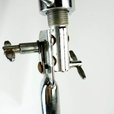 Ludwig#1364"Atlas" Snare Drum Stand Chrome Vintage70s Single-Braced Legs Chicago image 4