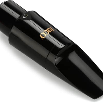 D'Addario HTS1G H Ligature and Cap for Hard Rubber Tenor Saxophone Mouthpiece - Gold  Bundle with D'Addario RRGMPCTSXC7 Graftonite Tenor Saxophone Mouthpiece - C7 image 3