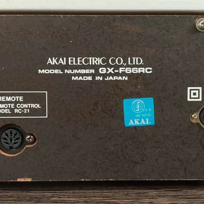 AKAI GX-F66RC Rare Vintage Stereo Seviced Japan Cassette Deck 1982-83 Warranty image 25
