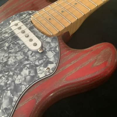 JD Guitars 2022 Couchcaster Red /Silver image 7