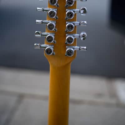 Twelve-a-caster! 2016 Fender American Elite Telecaster, Musikraft 12-string Neck Autumn Blaze Metallic image 5