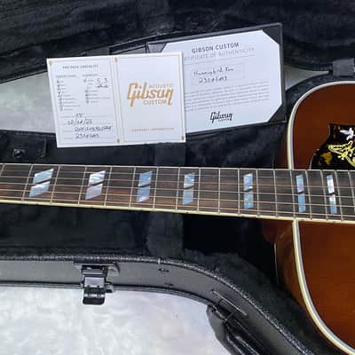 NEW! Gibson Custom Shop Hummingbird Koa/Carpathian Spruce Acoustic-Electric Guitar - Honeyburst - 4.6 lbs - Authorized Dealer! G06395 image 15