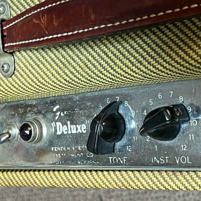 1954 Fender Model 5C3 Tweed Deluxe Amp image 7