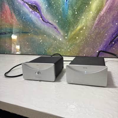 Vincent PHO-8 Phono Amplifier with PHO-8 MC MM Power Supply Silver Face image 2