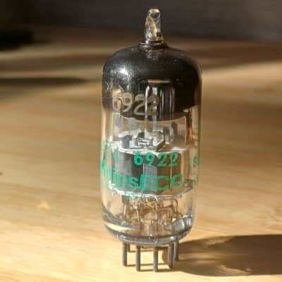 Nice NOS PHILIPS ECG JAN 6922 USA made e88cc ecc88 6DJ8 SAME CODE fully tested Double stage getter. image 1