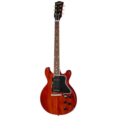 Epiphone Inspired by Gibson Custom 1960 Les Paul Special Double Cut Reissue-Cherry Red image 3