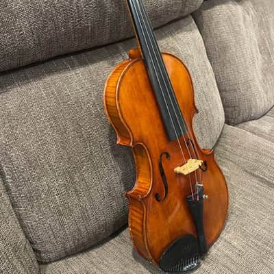 Professional Fritz Arnold Brückner 4/4 Violin Outfit with Knoll Bow 1965 image 11