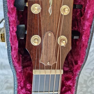 Taylor Custom Shop Grand Auditorium Presentation Series AAAAA Flame Hawaiian KOA Lefty Acoustic Guitar image 7