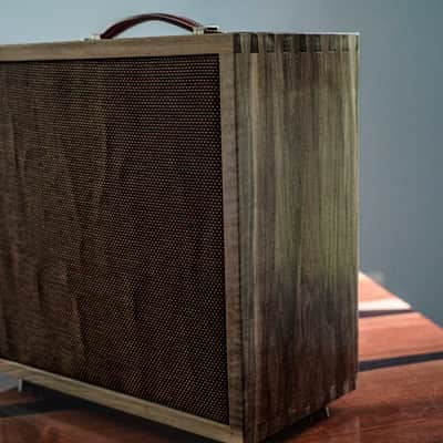 Van Gundy Guitars Custom 1x12" Speaker Cabinet- Solid Black Walnut image 3