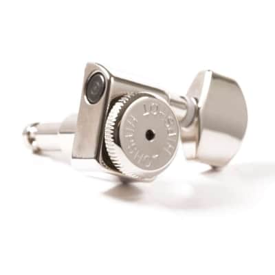 Hipshot Fender Drop-in Upgrade Directrofit locking 2-pin set, Chrome Lefty image 2