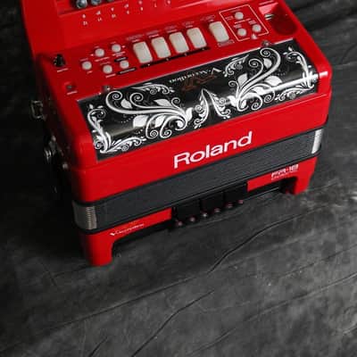 Roland FR-18 Diatonic Accordion Red image 5