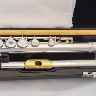 Gemeinhardt KG Special Professional Flute *All Solid Silver *Open-hole *B-Foot *Cleaned & Serviced image 2
