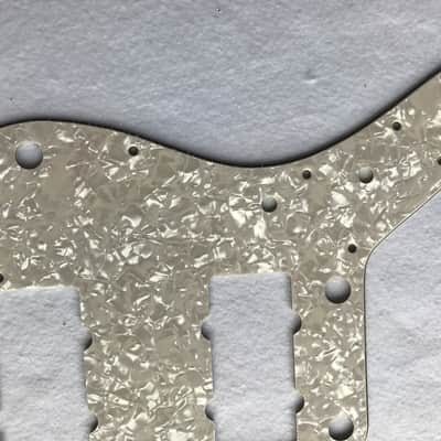 For Japan Jazzmaster Guitar Pickguard , 4 Ply Ivory White Pearl image 3