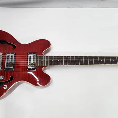 Paramount Premier SE Electric Violin Hollow Body Guitar with Hard Case - Nice! image 7