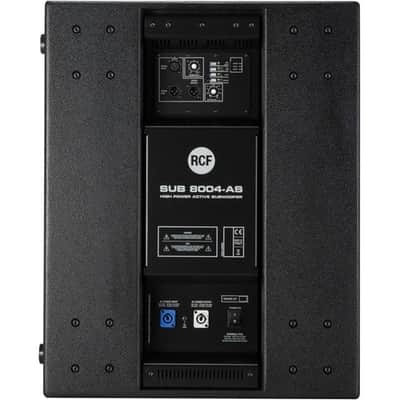 RCF SUB 8004-AS Professional Series 2500W 18" Active Subwoofer - Black image 3