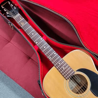 Epiphone FT-130 Caballero 1970s with Chipboard Case- Natural image 3