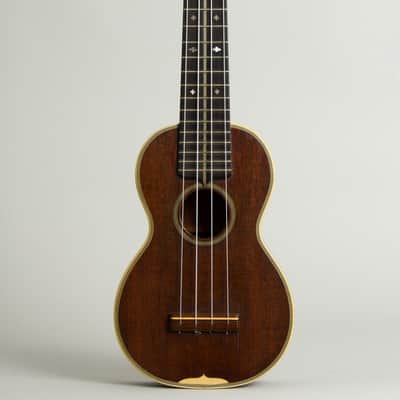 C. F. Martin Style 3 Soprano Ukulele, c. 1939, original black chipboard case. image 1