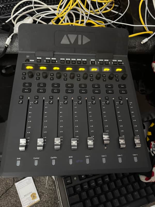 Avid S1 8-Fader EUCON Desktop Pro Tools Control Surface 2019 - 2020 image 1