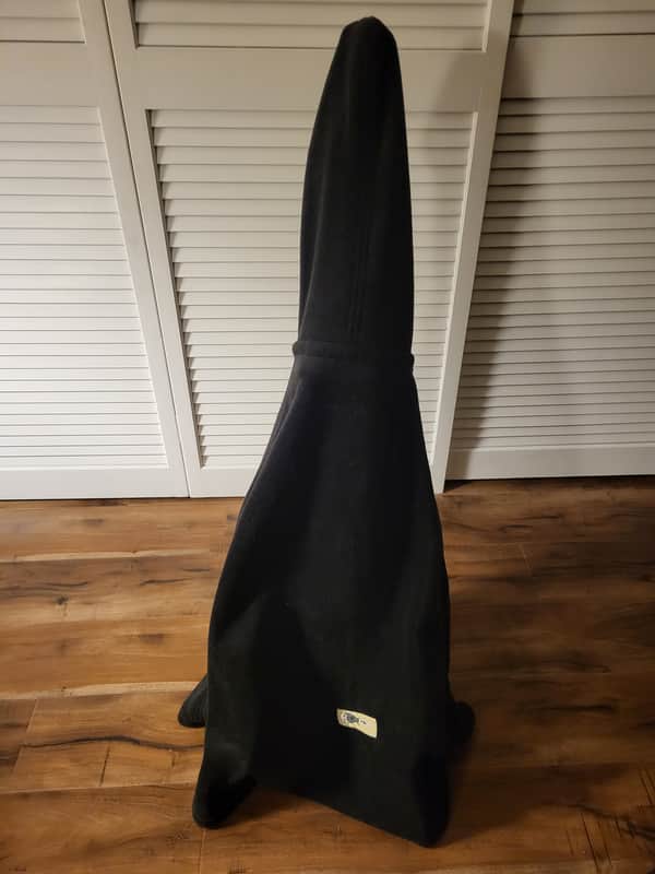 Hoodie Guitar/Bass Pullover Cover Black Flannel image 1