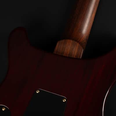 2015 PRS 30th Anniversary Wood Library Custom 24 Flame 10-Top - Black Gold | USA Core Solid Rosewood Neck Gold Hardware Kloppmann HB57 Pickups | CoA OHSC image 23