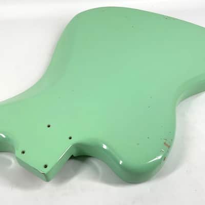 MJT Ultralight Jazzmaster Body 4lbs!! Alder 2025 - Aged Nitro Surf Green image 9