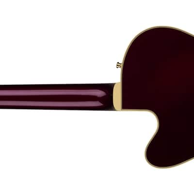 SPECIAL-ORDER! GRETSCH Broadkaster® Jr. LX Center Block with String-Thru Bigsby / Blackberry image 4