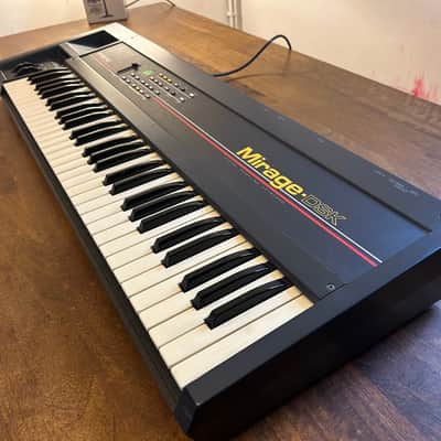 Ensoniq Mirage DSK-1 Digital Sampling Keyboard (red stripe) 1986 - Black image 2
