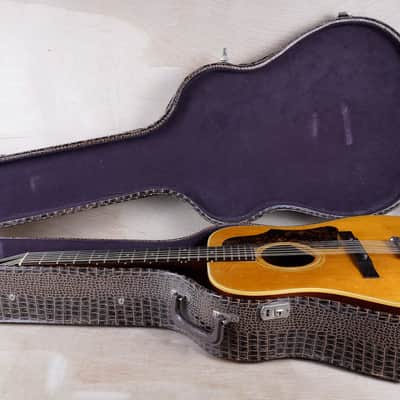 Gibson B-45-12 1966 Natural Vintage 12 String Acoustic Guitar w/ Hard Case image 2