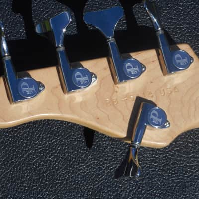 Pedulla USA Rapture RB 5 String Bass Metallic Teal Green with Original Case Bartolini image 8