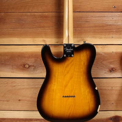 FENDER USA TELECASTER w/ BIGSBY! Tremolo Gold & Sunburst American Beauty 13415 image 5