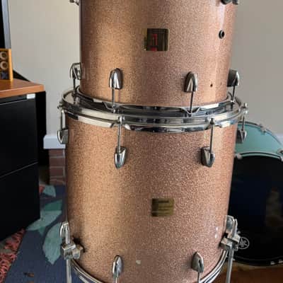 Yamaha Maple Custom Absolute- Made in Japan – Pink Champagne Sparkle (RARE) image 3