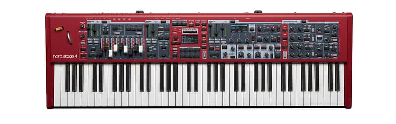 Nord Stage 4 73 with a fully weighted Triple Sensor keybed with Physical Drawbars and LED indicators image 1