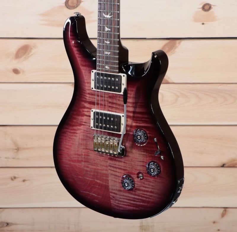 PRS P24 / Custom 24 Piezo 2015 -Flame Maple Top Violet Wrap Burst image 1