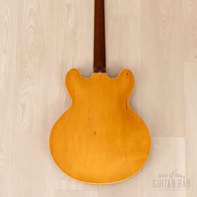 1958 Gibson ES-335 TDN Vintage Semi-Hollow Blonde Thin Top w/ PAFs, Case image 3