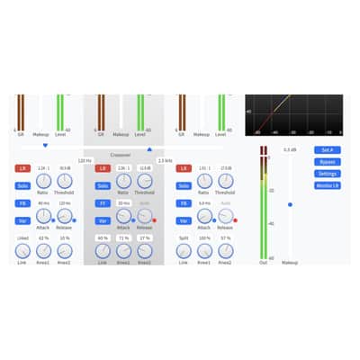 Sonoris Multiband Compressor 3 Band Mastering Plug-in (Activation Card) image 2
