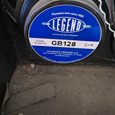 Eminence Legend GB128 12" Speaker Driver 8 Ohm 50W for Guitar/Bass (2 Count) - Black image 2