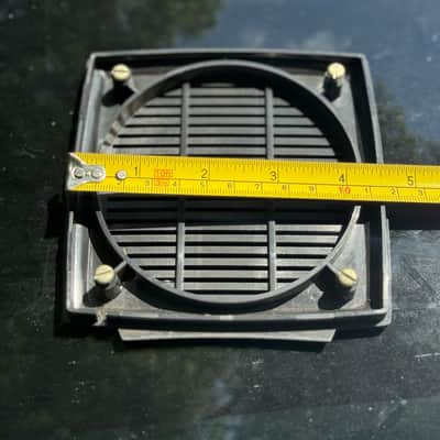 Small Vintage Motorola Speaker Enclosure 1970s - 1980s - Black New Old Stock with Screws great for DIY speaker mini cabinet box image 3