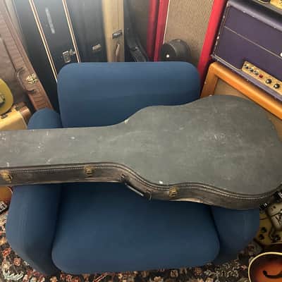 Vintage Gibson Es335 Es345 Es355 Case 1960’s - Black w Yellow Interior image 2