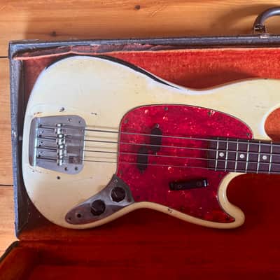 Fender Mustang Bass 1966-67 - White image 1