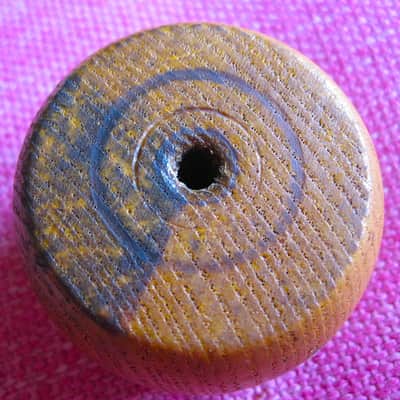 Wood Bass Drum Beater Head - Vintage image 4