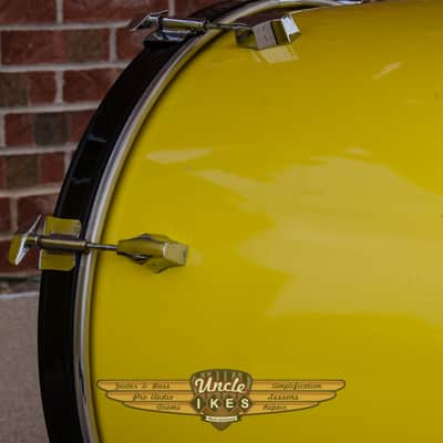 Vintage North Yellow 6 Piece Drum Set with Gibraltar Rack image 8