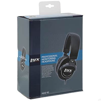 LyxPro HAS-10 Closed Back Over Ear Professional Headphones, Lightweight And Flexible, Black image 16