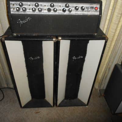 Fender 100 W PA 1975 - Black vinyl image 1