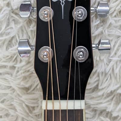 Tagima WS32 EQ BK Walnut Series Acoustic-Electric Medium Jumbo Cutaway Guitar image 5